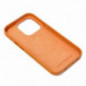 Kryt Leather Mag Cover na Apple iPhone 16 Pro Max Elegantní  MagSAFE  Oranžový