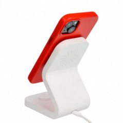 Kryt Leather Mag Cover na Apple iPhone 16 Elegantní  MagSAFE  Červený
