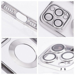 Kryt Glam na Apple iPhone 12 Stříbrný