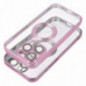 Kryt Glam na Apple iPhone 14 Starorůžová Kryt Glam na Apple iPhone 14 Starorůžová