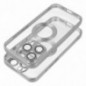Kryt Glam na Apple iPhone 14 Stříbrný Kryt Glam na Apple iPhone 14 Stříbrný