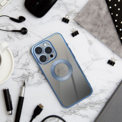 Kryt Glam na Apple iPhone 15 Modrý