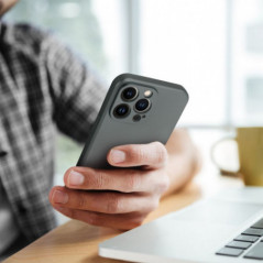 Kryt Metallic na Apple iPhone 16 Plus Šedý