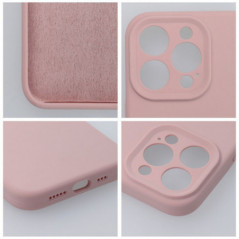 Kryt Silicone 2mm na Apple iPhone 16 Pískově růžový