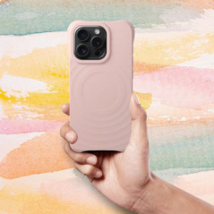 Kryt Silicone Zephyr Mag na Apple iPhone 16 Pro Max Elegantní  MagSAFE  Růžový