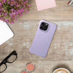 Kryt Silicone Zephyr Mag na Apple iPhone 14 Pro Max Elegantní  MagSAFE  Šeříková
