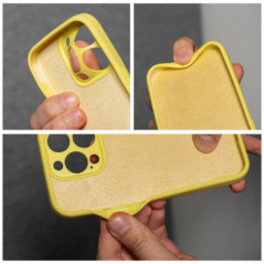 Kryt Silicone 2mm na Apple iPhone 15 Pro Citronová