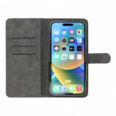 Univerzální pouzdro, Peněženkové pouzdro COMMON book na XIAOMI Redmi 12 Elegantní, Měkká podšívka uvnitř  Černý