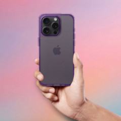 Kryt Matrix Clear na Apple iPhone 14 Pro Světle fialová