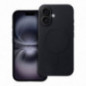 Kryt Silicone Mag Cover na Apple iPhone 16 MagSAFE  Černý