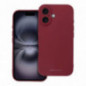 Kryt Roar Luna na Apple iPhone 16 Jednobarevný, Stylový, Estetický doplněk  Červený