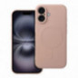 Kryt Silicone Mag Cover na Apple iPhone 16 MagSAFE  Růžový