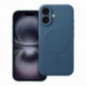 Kryt Silicone Mag Cover na Apple iPhone 16 MagSAFE  Modrý