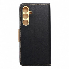 Peňaženkový obal Fancy Book na Samsung Galaxy S24 FE Černý