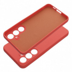 Kryt Silicone na Samsung Galaxy S24 FE Elegantní  Broskvový
