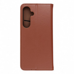 Peněženkové pouzdro LEATHER na Samsung Galaxy S24 FE Elegantní
