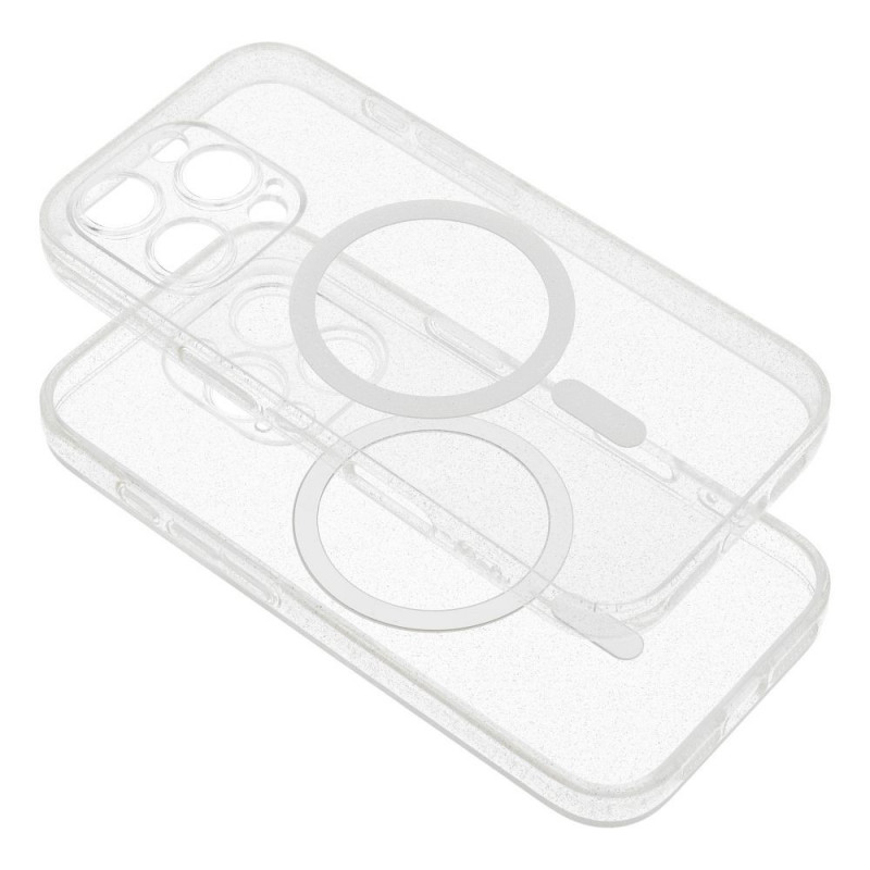 Kryt Clear Mag Cover na Apple iPhone 15 MagSAFE  Průhledný