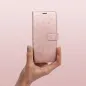 Peněženkové pouzdro MEZZO Book na Samsung Galaxy A16 Růžovo-zlatý