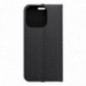 Peněženkové pouzdro LUNA Book Carbon na Apple iPhone 16 Pro Uhlíkové vlákno, Elegantní  Černý
