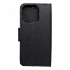 Peňaženkový obal Fancy Book na Apple iPhone 16 Pro Černý