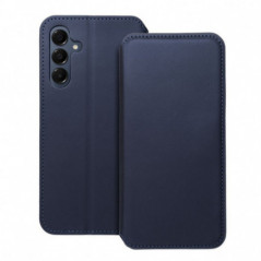 Peněženkové pouzdro Dual Pocket book na Samsung Galaxy A16 Tmavší modrý