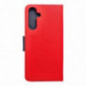 Peňaženkový obal Fancy Book na Samsung Galaxy A16 Červený / Námořnická modrá