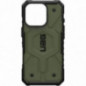 Kryt Urban Armor Gear Pathfinder na Apple iPhone 16 Pro Prémiové pouzdro  MagSAFE  Olivový