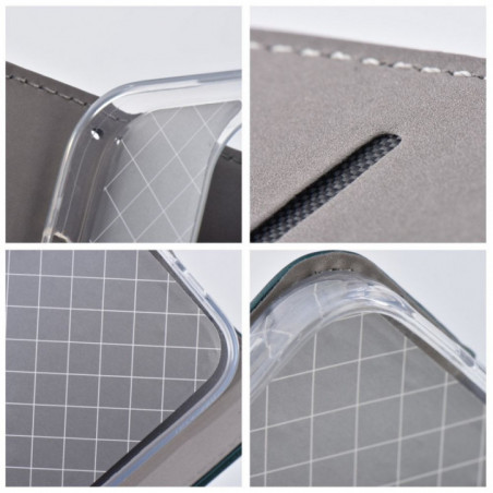 Peněženkové pouzdro Smart Magneto book na Samsung Galaxy S25 Tmavě zelený