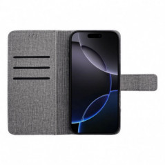 Peněženkové pouzdro GOMMA na Apple iPhone 11 Elegantní  Šedý