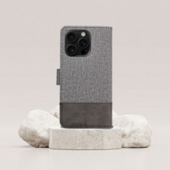 Peněženkové pouzdro GOMMA na Apple iPhone 11 Elegantní  Šedý