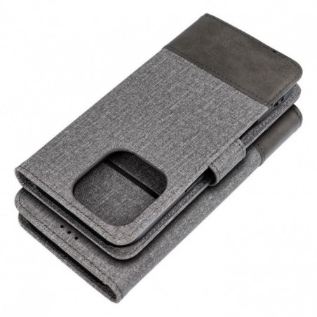 Peněženkové pouzdro GOMMA na XIAOMI Redmi 13C Elegantní  Šedý