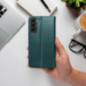 Peněženkové pouzdro Smart Magneto book na Samsung Galaxy A12 Tmavě zelený