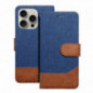 Peněženkové pouzdro JEANS na Apple iPhone SE 2020 Elegantní  Modrý