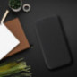 Peněženkové pouzdro FOLIO Side Magnet na Apple iPhone 16 Elegantní, Karbonový vzor Černý Peněženkové pouzdro FOLIO Side Magnet na Apple iPhone 16 Elegantní, Karbonový vzor Černý