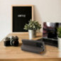 Peněženkové pouzdro FOLIO Side Magnet na Apple iPhone 16 Elegantní, Karbonový vzor Hnědý Peněženkové pouzdro FOLIO Side Magnet na Apple iPhone 16 Elegantní, Karbonový vzor Hnědý