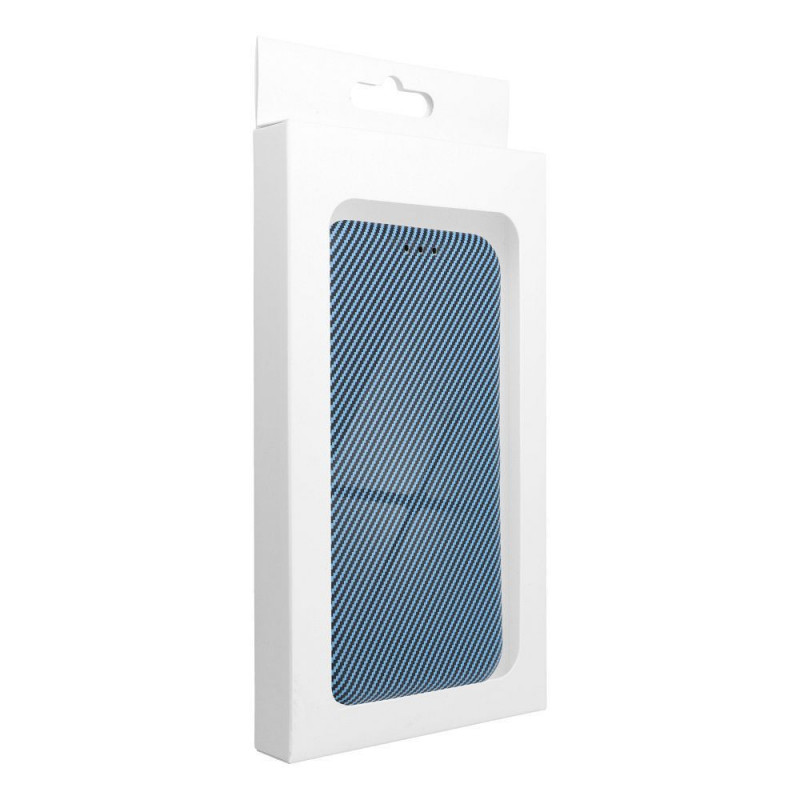 Peněženkové pouzdro FOLIO Side Magnet na Samsung Galaxy A15 LTE Elegantní, Karbonový vzor Modrý Peněženkové pouzdro FOLIO Side Magnet na Samsung Galaxy A15 LTE Elegantní, Karbonový vzor Modrý