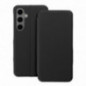 Peněženkové pouzdro FOLIO Side Magnet na Samsung Galaxy A26 Elegantní, Karbonový vzor  Černý