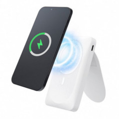 Forcell Power bank F-ENERGY F10K2 MagStand PD QC3.0 5A 20W 10000 mAh bílá