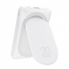 Forcell Power bank F-ENERGY F10K2 MagStand PD QC3.0 5A 20W 10000 mAh bílá