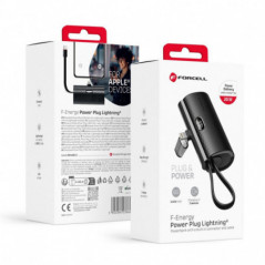 Forcell Power bank F-ENERGY Power Plug F5K3 PD 20W 5000 mAh černá