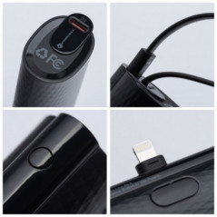 Forcell Power bank F-ENERGY Power Plug F5K3 PD 20W 5000 mAh černá
