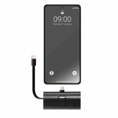 Forcell Power bank F-Energy Power Plug F5K3 5 000mAh pro typ C PD 20W černá