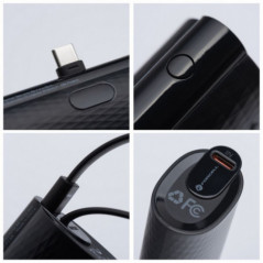 Forcell Power bank F-Energy Power Plug F5K3 5 000mAh pro typ C PD 20W černá