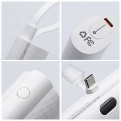 Forcell Power bank F-Energy Power Plug F5K3 5 000mAh pro typ C PD 20W bílá