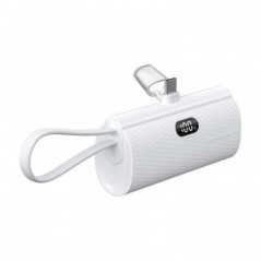 Forcell Power bank F-Energy Power Plug F5K3 5 000mAh pro typ C PD 20W bílá