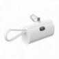Forcell Power bank F-Energy Power Plug F5K3 5 000mAh pro typ C PD 20W bílá Forcell Power bank F-Energy Power Plug F5K3 5 000mAh pro typ C PD 20W bílá