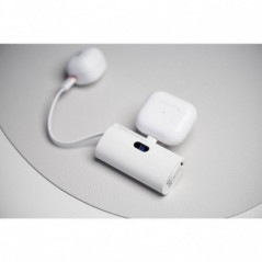Forcell Power bank F-Energy Power Plug F5K3 5 000mAh pro typ C PD 20W bílá