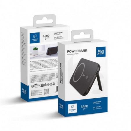 Blue Star Power bank W0553 5000 mAh 2A 5W černá