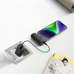Blue Star Power bank W0556P 5000 mAh 2,1A s vestavěným konektorem Lightning černá