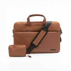 Forcell brašna F-PROTECT URBAN STYLE na notebook 15,6 hnědá